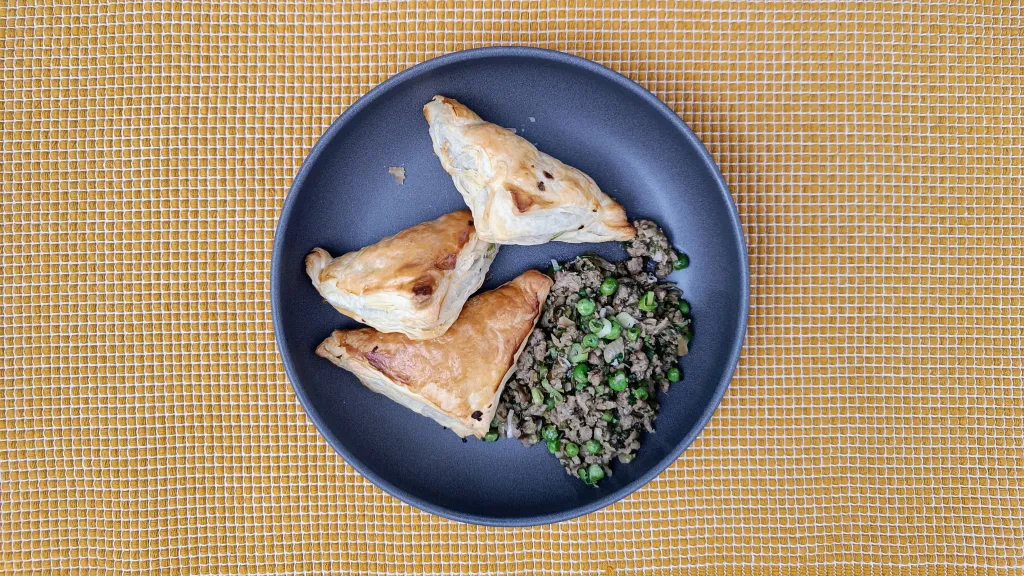 Photograph of Keema puffs.